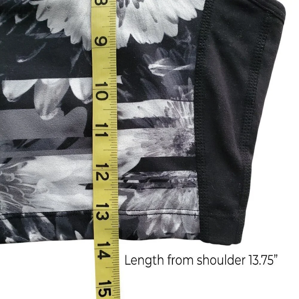 Betsey Johnson Performance Sports Bra Yoga Workout Racerback Top Size S - Picture 12 of 13